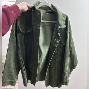 Zara Olive Green Shacket